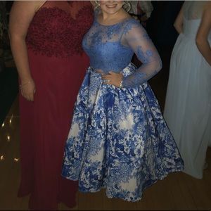 Two Piece Sherri Hill Prom Dress
